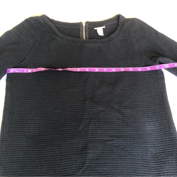 Merona Black Ribbed Sweater - Picture 5 of 10